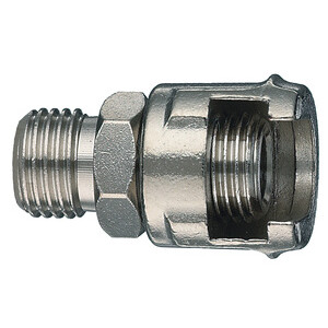 Ani 11/B BL Raccordo C/Dado Aria Comp 3/8 2 PZ