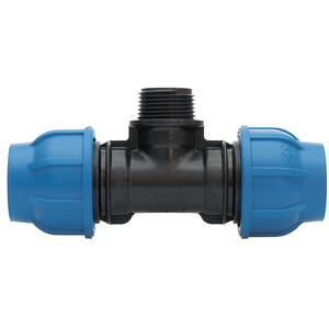Raccordo Poliprop Tee Mas D 16X 1/2 X16MM