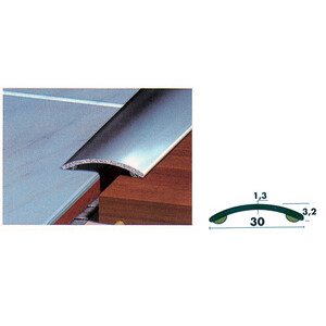 Coprisoglia Alluminio Argento Adesivo 200 cm
