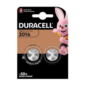 Duracell Batteria a Bottone CR2016 BL 2 PZ