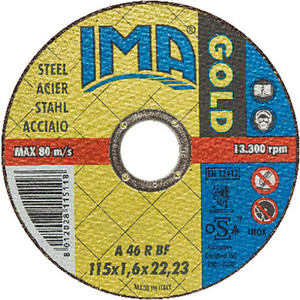 Ima Disco P/Ferro Gold Piano D 115X1,6 mm