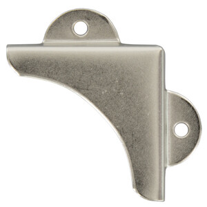 Fermaspecchi Liscio Acciaio Nichelato 40X40 mm