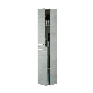 Kit Colonna Bagno Aruba 2 Ante Sosp. Cemento