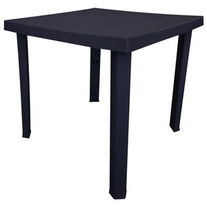 Tavolo Resina Figaro 80X80XH72CM Antracite