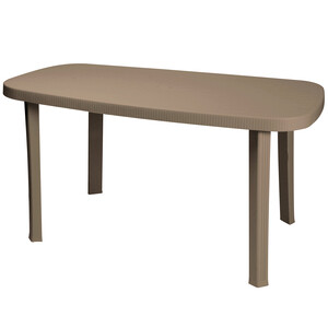 Tavolo Garden Otello 136X82XH72CM Tortora
