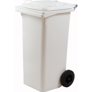 Pattumiera 120 L C/Ruote Bianco