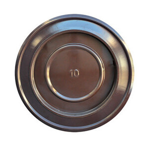 Rosone P/Tubo di Stufa D 13 cm Marrone