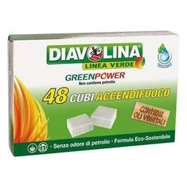 Accendifuoco 48 Cubi Diavolina Green Power 15335 – cod. CPD4639