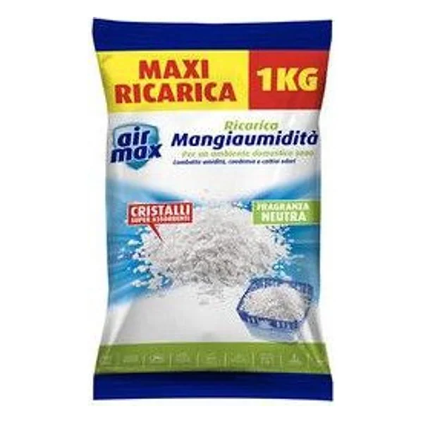 Airmax Assorbiumidità Ricar Sali 1 kg Neutri – cod. CPD17121