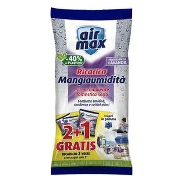 Airmax Assorbiumidità Ricar Sali Lavan 450G 3 PZ – cod. CPD18642