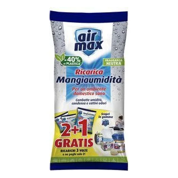 Airmax Assorbiumidità Ricar Sali Neut 450G 3 PZ – cod. CPD18643