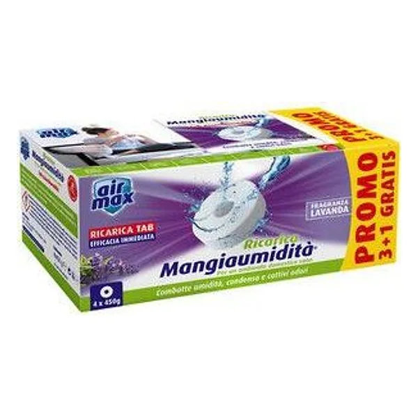 Airmax Assorbiumidità Ricar Tab Lavan 450G 4PZ – cod. CPD3354