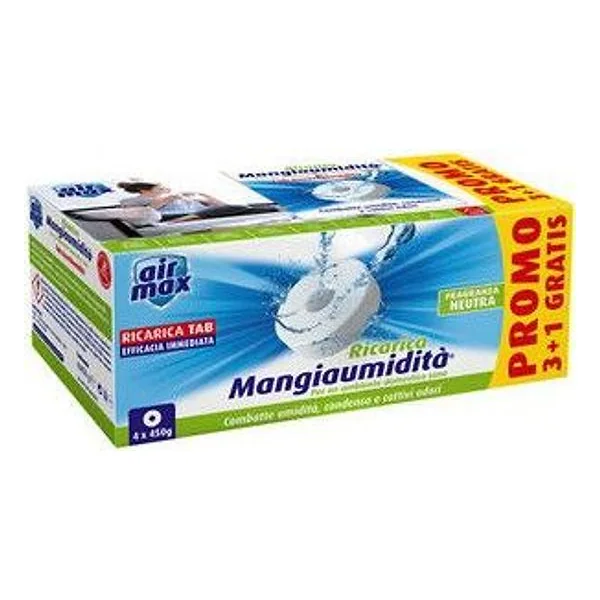 Airmax Assorbiumidità Ricar Tab Neut 450G 4PZ – cod. CPD10339