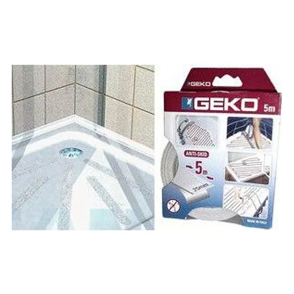 Antisdrucciolo Geko Bagno/Piscina 25MMX5M Trasparente – cod. CPD17090