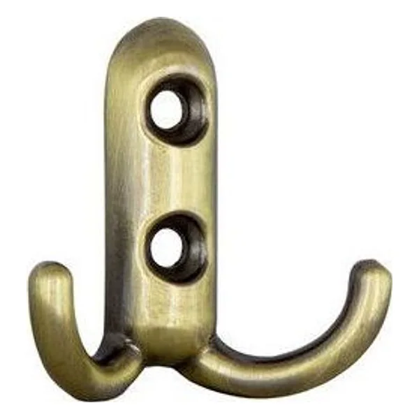 Appendiabiti a 2 Ganci 45X45 mm Bronzo Sfumato – cod. CPD32318