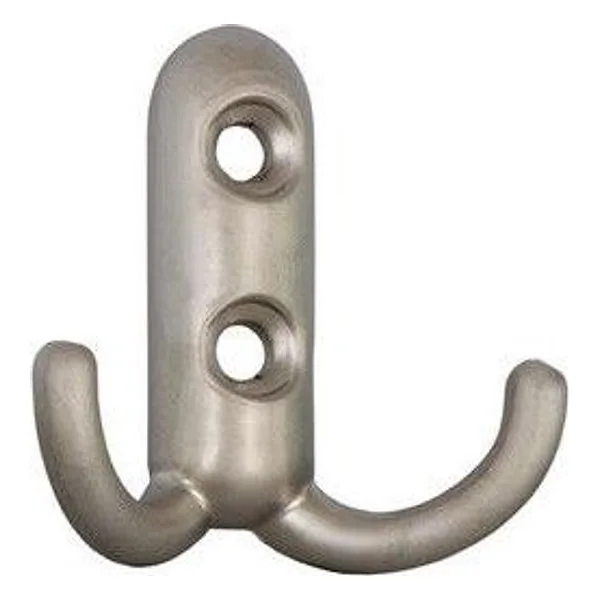 Appendiabiti a 2 Ganci 45X45 mm Nichel Opaco – cod. CPD32308