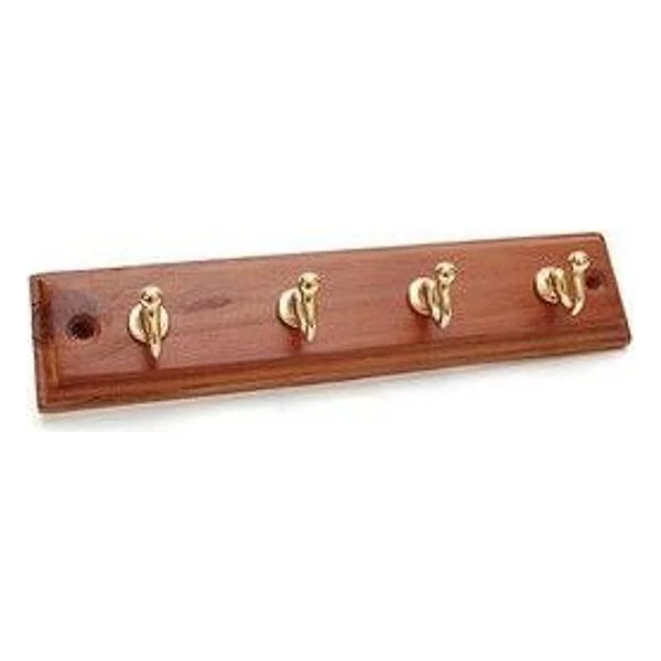 Appendiabiti Holz 4 Posti 235X50 mm Noce Oro – cod. CPD11454