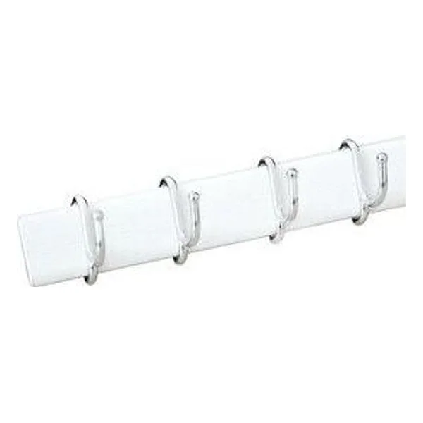 Appendino Adesivo Alluminio 4 Ganci Scorrev Bianco – cod. CPD11473