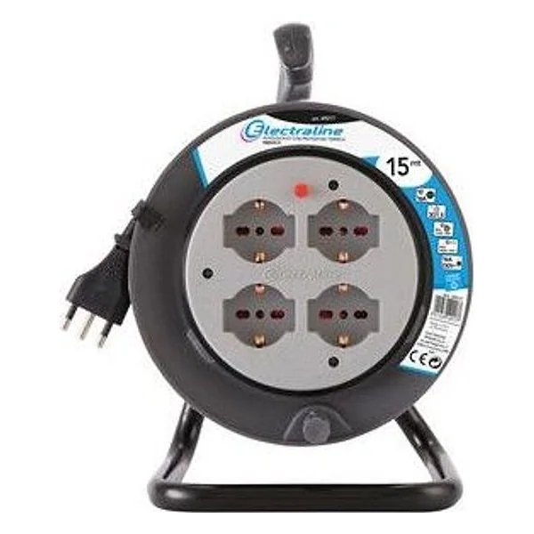Avvolgicavo 15 M Sez 3X1,5 4BIP SCH+PROT 49217 – cod. CPD13937