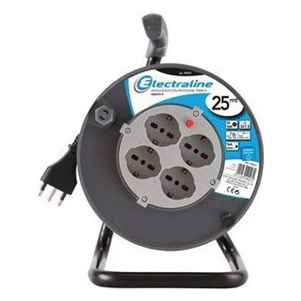 Avvolgicavo 25 M Sez 3X1,5 4BIP SCH+PROT 49027 – cod. CPD4756