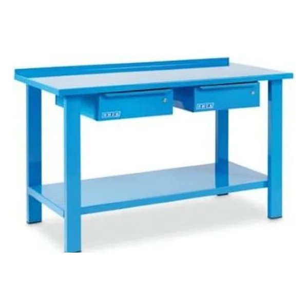 Banco da lavoro mm. 2000x700x850 h. completo di n. 2 cassetti – cod. 1003