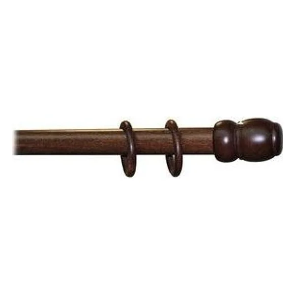 Bastone Legno a Tiro D 35 Noce SC 240CM senza Supporto – cod. CPD18608