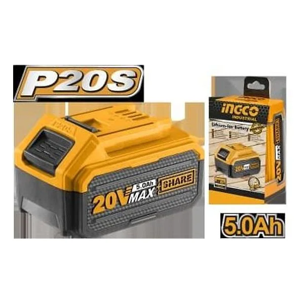 Batteria Litio 20V 5AH Ingco – cod. FBLI2003