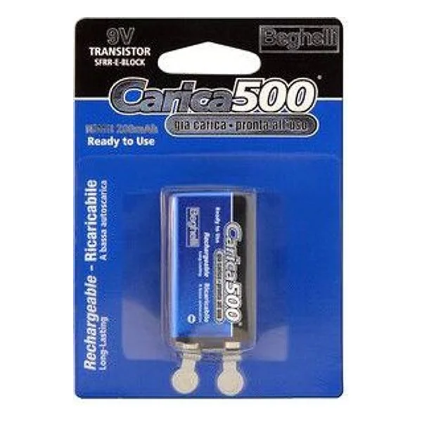 Beghelli Batteria Ricar 9V 200MAH BL 1 8853 – cod. CPD14999