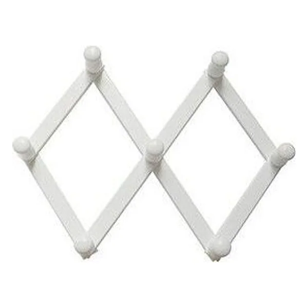 Appendiabiti Estensibile a 7 Ganci Bianco – cod. CPD73026