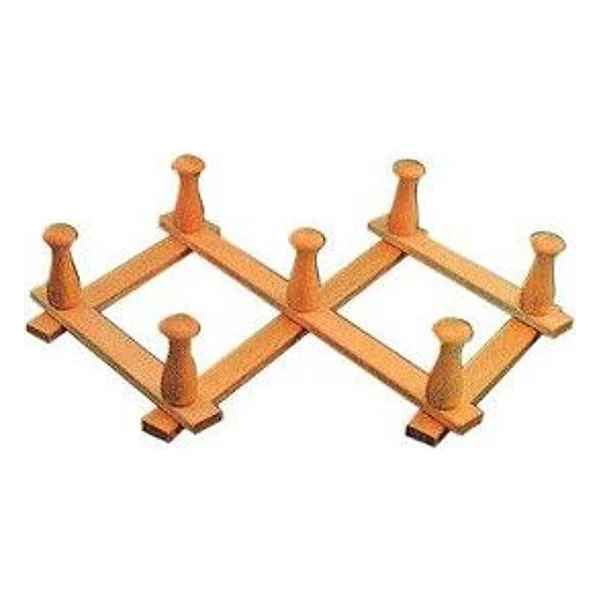 Appendiabiti Estensibile a 7 Ganci Naturale – cod. CPD73028