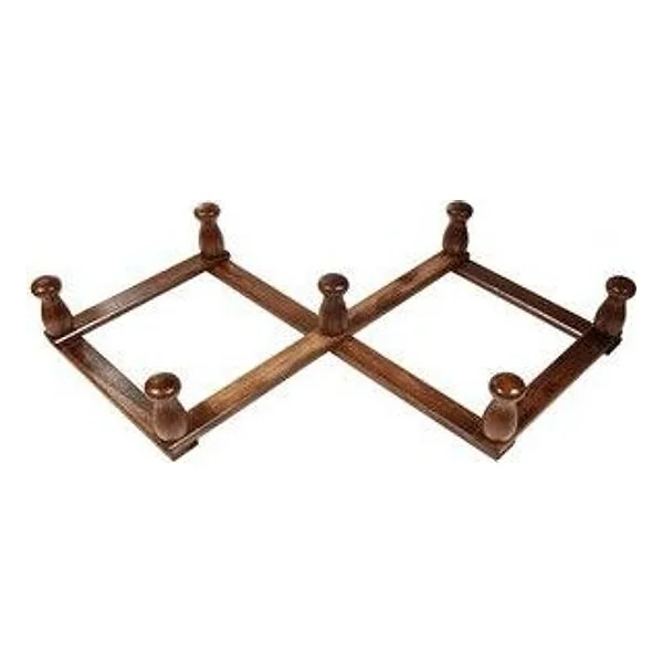 Appendiabiti Estensibile a 7 Ganci Noce – cod. CPD73027