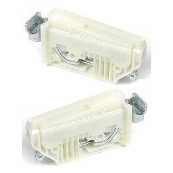 Attaccaglia Barra Regolabile DX/SX Bianco 2 PZ – cod. CPD23366