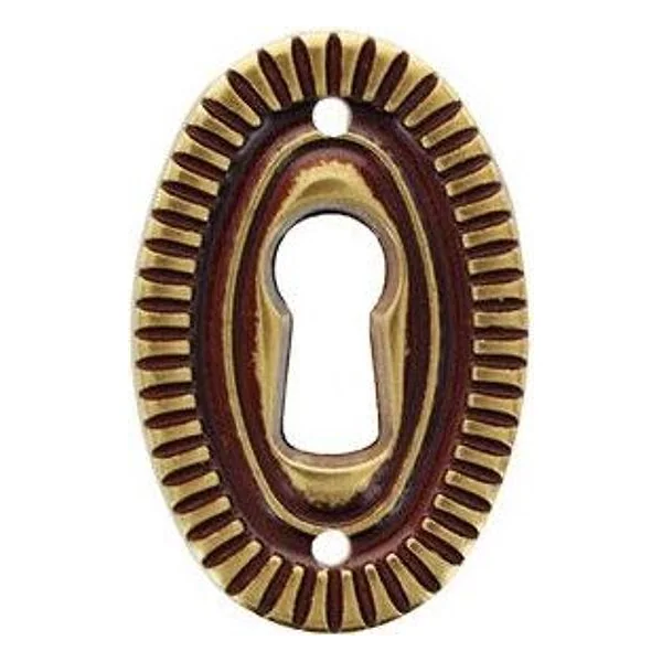 Bocchetta per Mobili 30643 25X38 mm Ottone Patine' – cod. CPD76077