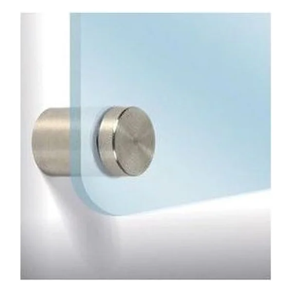 Distanziale per Targa D 19X25 mm Nichel Satinato 4 PZ – cod. CPD383