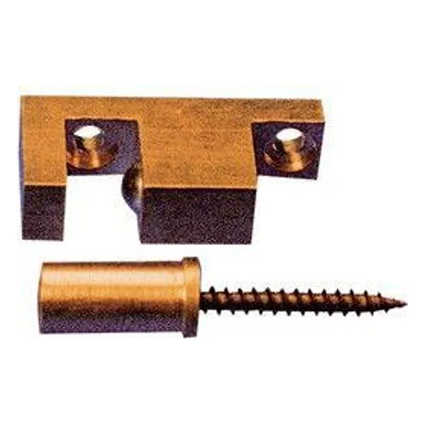 Fermaporta a Sfera con Incontro Ottone Lucido – cod. CPD75783