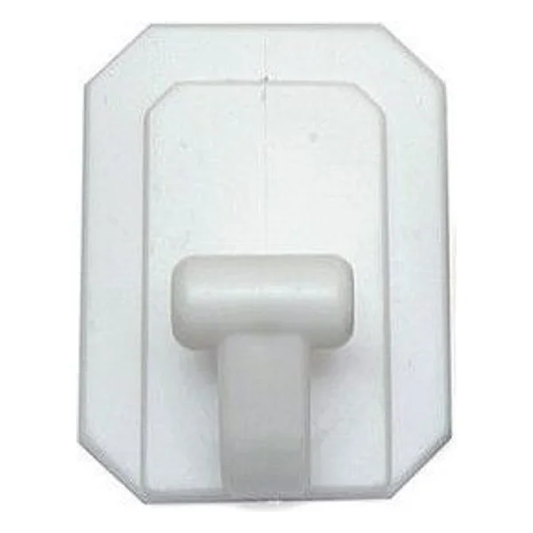 Gancio Adesivo Gigante Plastica Bianco 2 PZ – cod. CPD94414