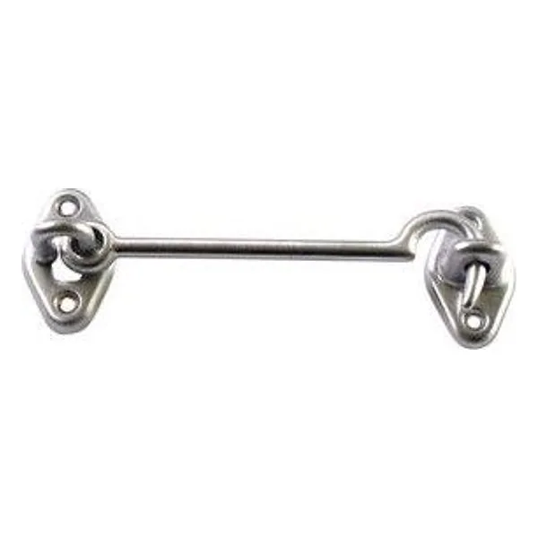 Gancio Fermafinestra Ottone Cromo Satinato 60 mm – cod. CPD96316
