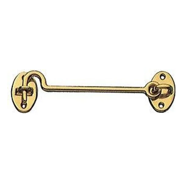Gancio Fermafinestra Ottone Lucido 80 mm – cod. CPD54312