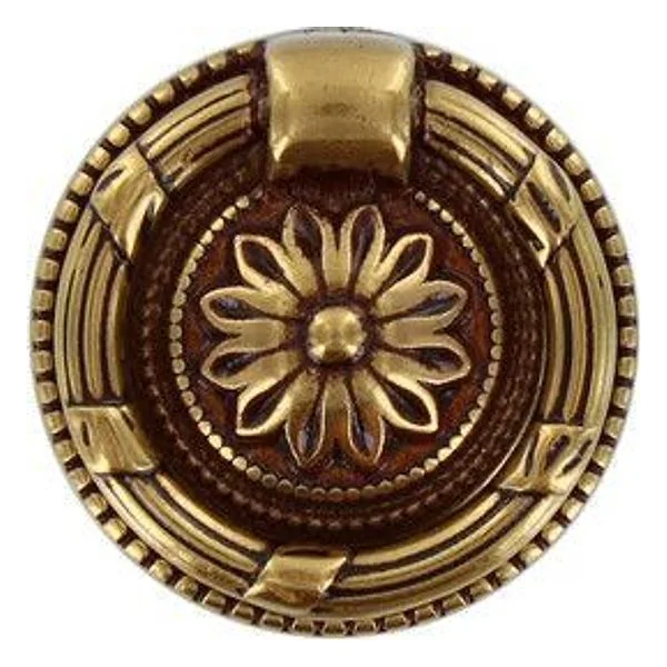 Maniglia 12235 D 37 mm Ottone Patine' – cod. CPD76050