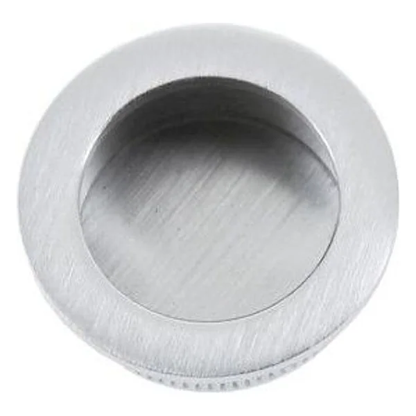 Nicchia Tonda ad Incasso D 35 mm Ottone CR Satinato 2 PZ – cod. CPD89541