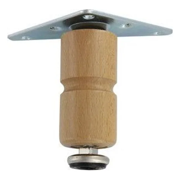 Piedino Regolabile Legno 150 mm Chiaro 4 PZ – cod. CPD51970