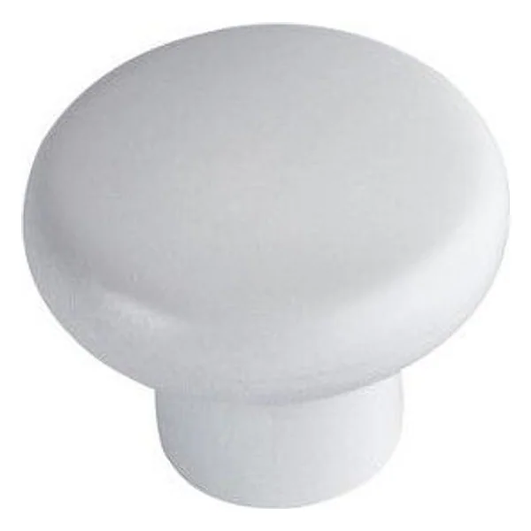 Pomolo in Resina 24 PP D 24 mm Bianco 2 PZ – cod. CPD42950