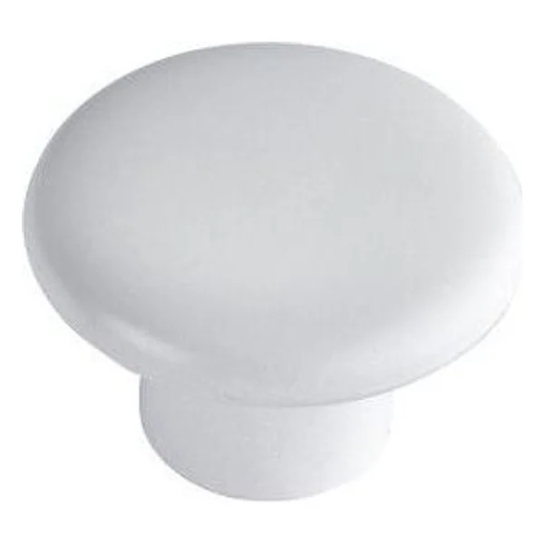 Pomolo in Resina 24 PP D 32 mm Bianco 2 PZ – cod. CPD72952