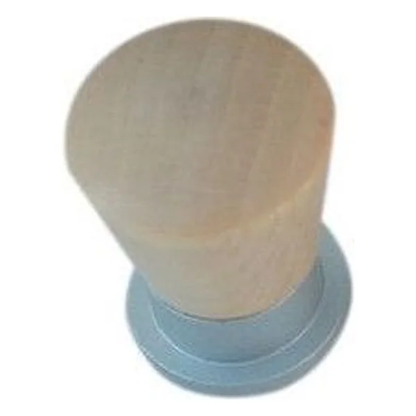 Pomolo Legno Ottone 745A D 19 mm Frassino 2 PZ – cod. CPD58674