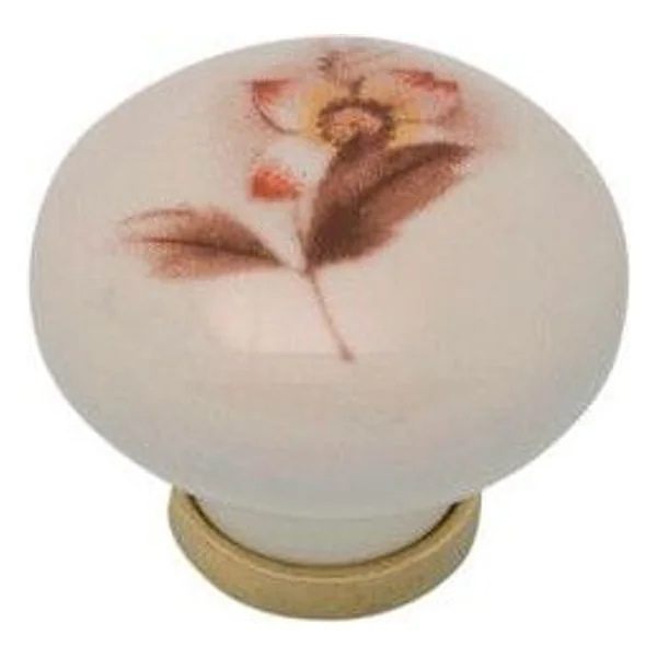Pomolo Porcellana con Base F/05 2 PZ – cod. CPD63031