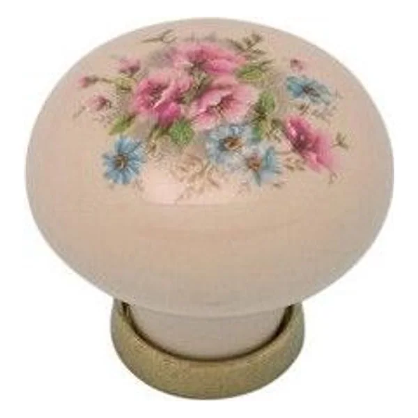 Pomolo Porcellana con Base F/11 2 PZ – cod. CPD61188