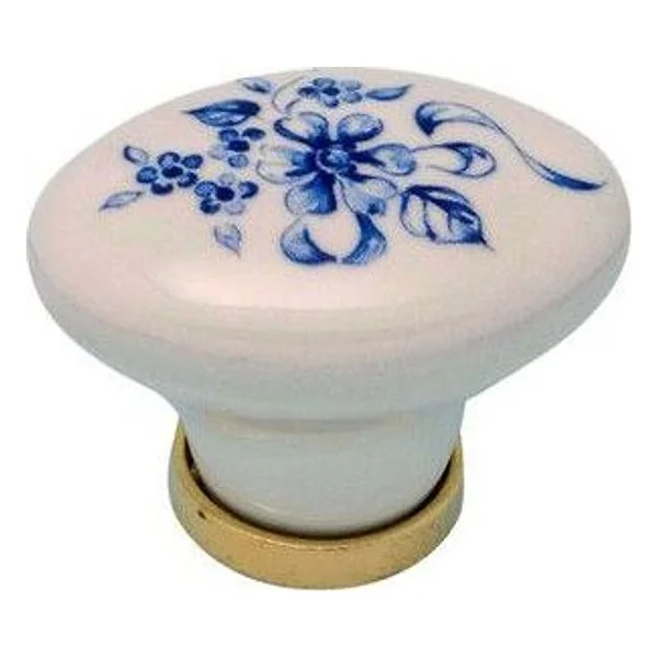 Pomolo Porcellana Ovale con Base F/07 2 PZ – cod. CPD500249