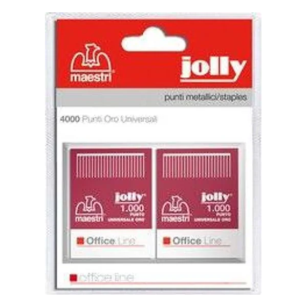 Blister Punti Spillatrice Maestri Jolly Oro 4000 PZ – cod. CPD82436