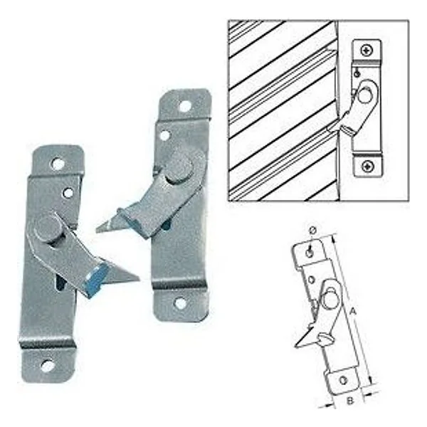 Blocca Tapparella Acciaio Zinc DX e SX – cod. CPD8543