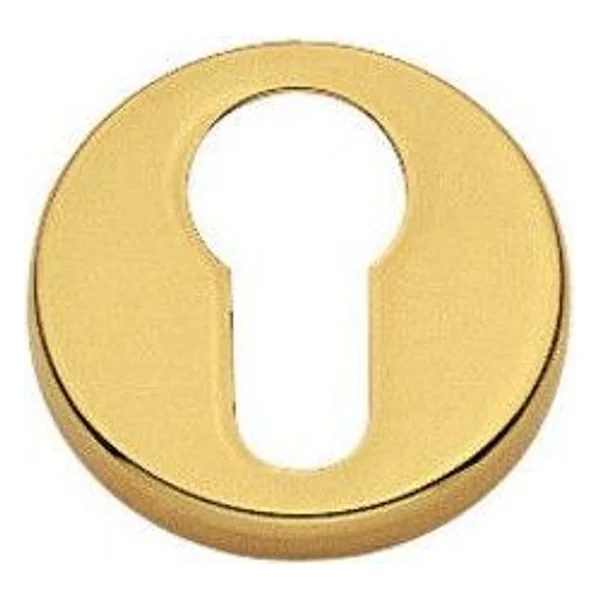 Bocchetta Tonda Ottone Foro Yale Oro – cod. CPD11672